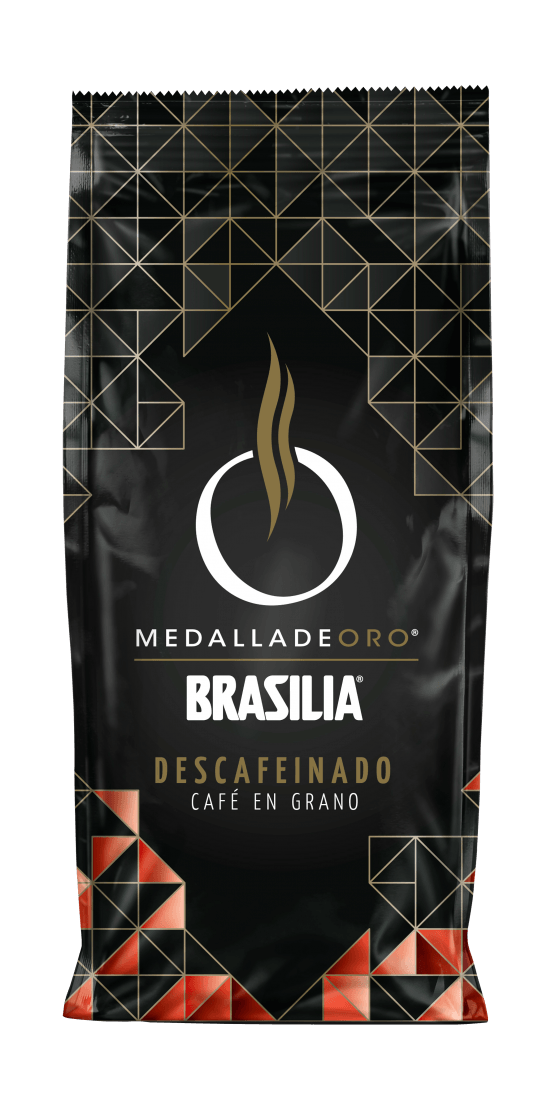 Café Tostado Natural Descafeinado en grano Medalla de Oro